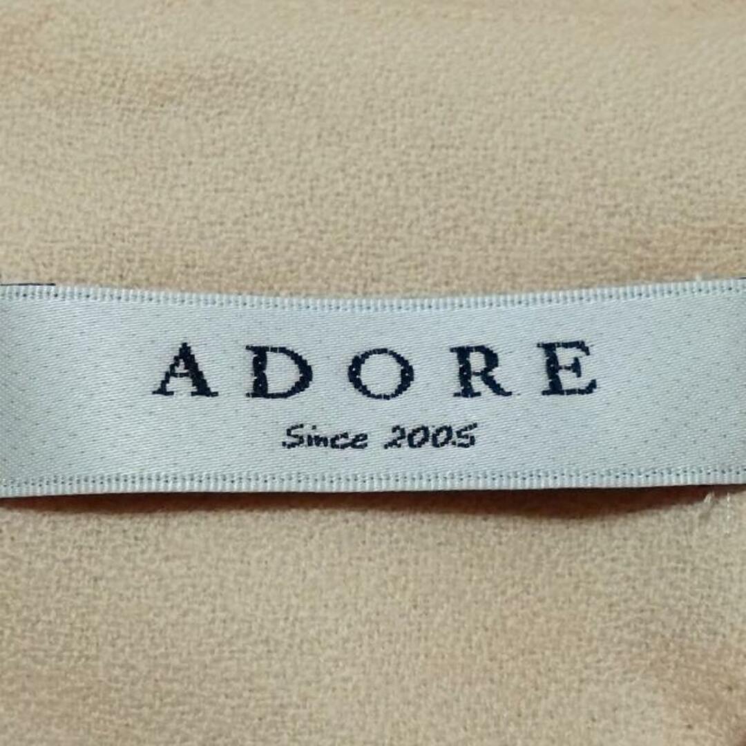 ADORE(アドーア)のADORE(アドーア) 長袖カットソー サイズ38 M レディース - ベージュ レディースのトップス(カットソー(長袖/七分))の商品写真