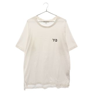 ワイスリー(Y-3)のY-3 ワイスリー M SIGNTR SS TEE シグネチャー刺繍 半袖Tシャツ ホワイト DP0612(Tシャツ/カットソー(半袖/袖なし))