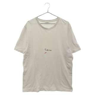 サンローラン(Saint Laurent)のSAINT LAURENT PARIS サンローランパリ ロゴプリント ルーズフィット 半袖 Tシャツ グレー 686186(Tシャツ/カットソー(半袖/袖なし))