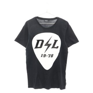 ディーゼル(DIESEL)のDIESEL ディーゼル フロントロゴプリント クルーネック半袖Tシャツ ブラック(Tシャツ/カットソー(半袖/袖なし))