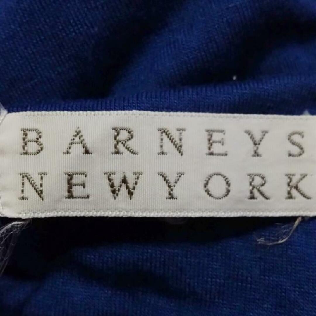 BARNEYS NEW YORK(バーニーズニューヨーク)のBARNEYSNEWYORK(バーニーズ) ワンピース サイズF レディース - ブルー×白 ノースリーブ/ひざ丈/チェック柄 レディースのワンピース(その他)の商品写真