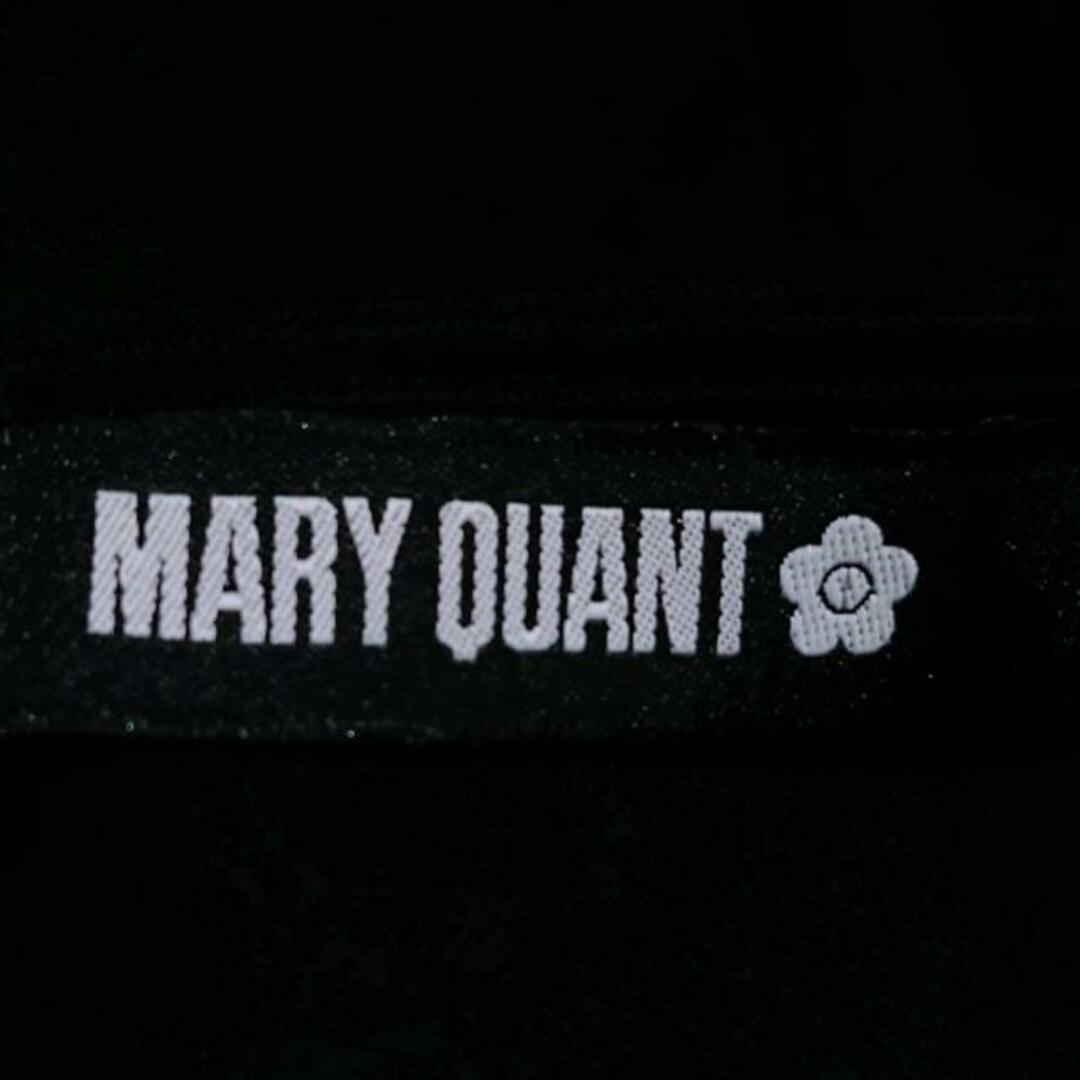 MARY QUANT(マリークワント)のMARY QUANT(マリークワント) ワンピース サイズM レディース美品  - 黒 クルーネック/ノースリーブ/ひざ丈/刺繍 レディースのワンピース(その他)の商品写真