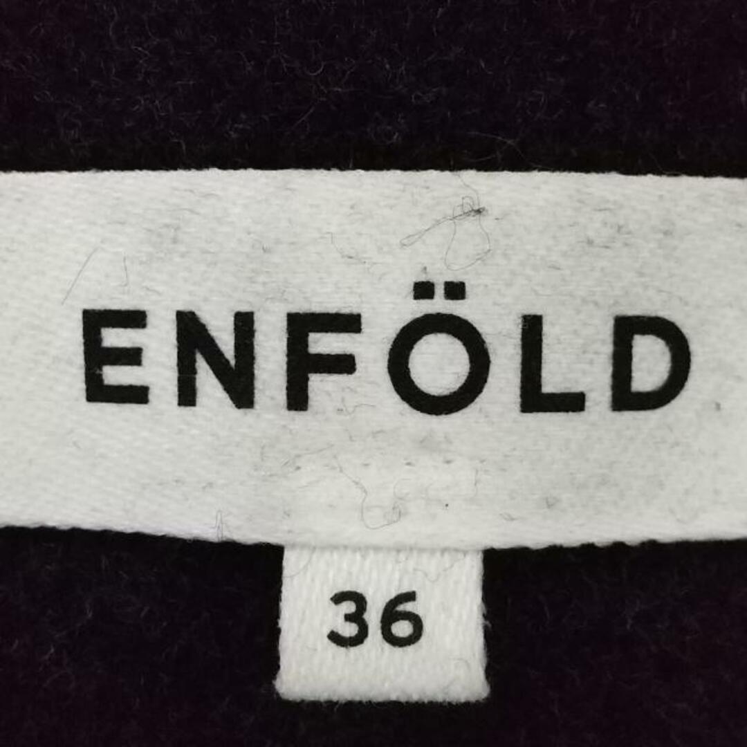 ENFOLD(エンフォルド)のENFOLD(エンフォルド) 長袖カットソー サイズ36 S レディース - ダークグレー レディースのトップス(カットソー(長袖/七分))の商品写真