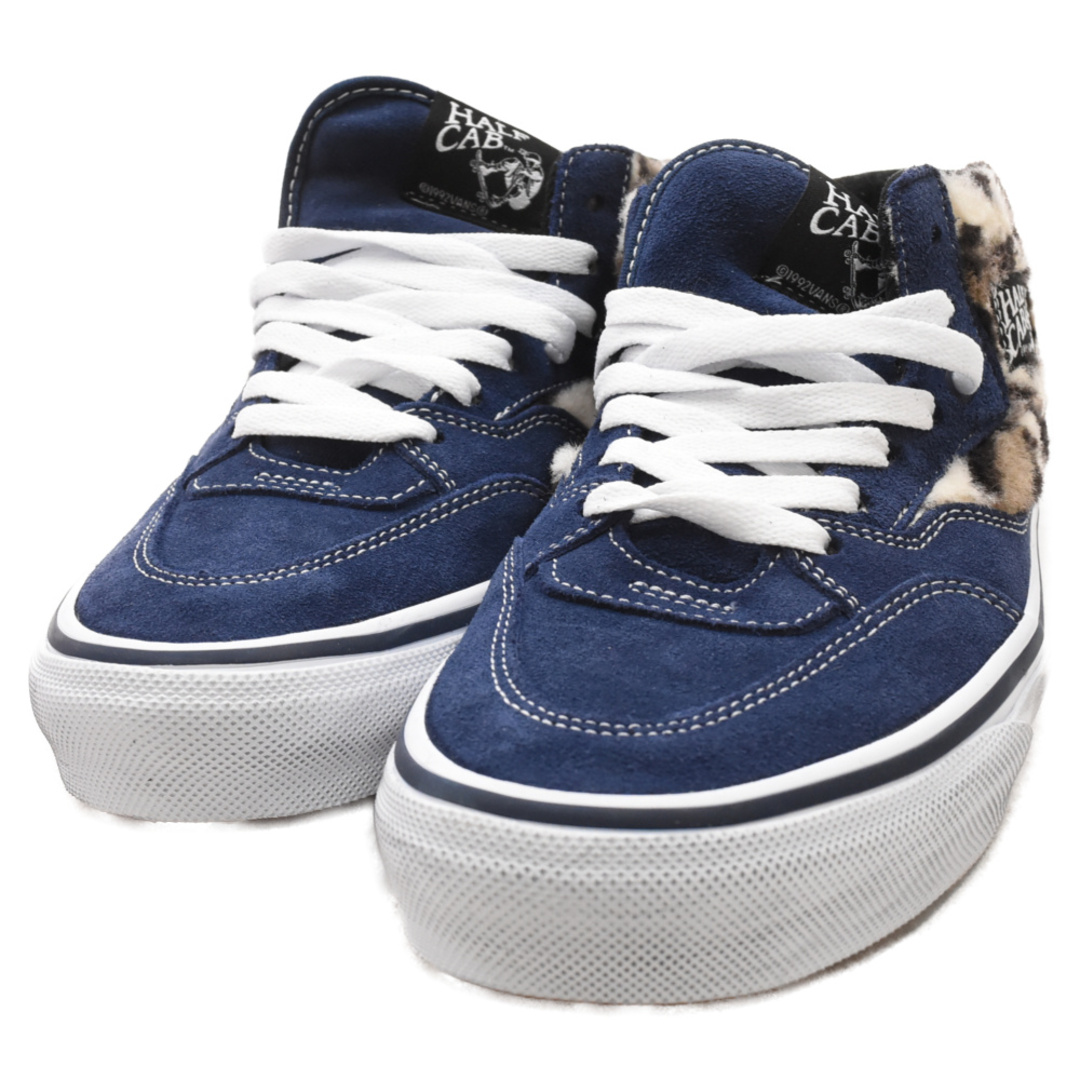 Supreme(シュプリーム)のSUPREME シュプリーム 23AW×Vans Leopard Half Cab バンズ レオパードハーフキャブ ミッドカットスニーカー ネイビー/ベージュ 27cm/US9 メンズの靴/シューズ(スニーカー)の商品写真