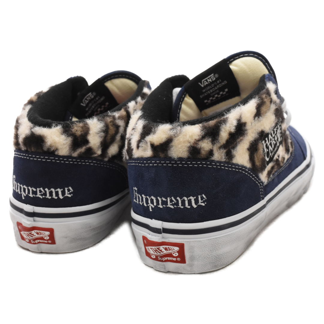 Supreme(シュプリーム)のSUPREME シュプリーム 23AW×Vans Leopard Half Cab バンズ レオパードハーフキャブ ミッドカットスニーカー ネイビー/ベージュ 27cm/US9 メンズの靴/シューズ(スニーカー)の商品写真