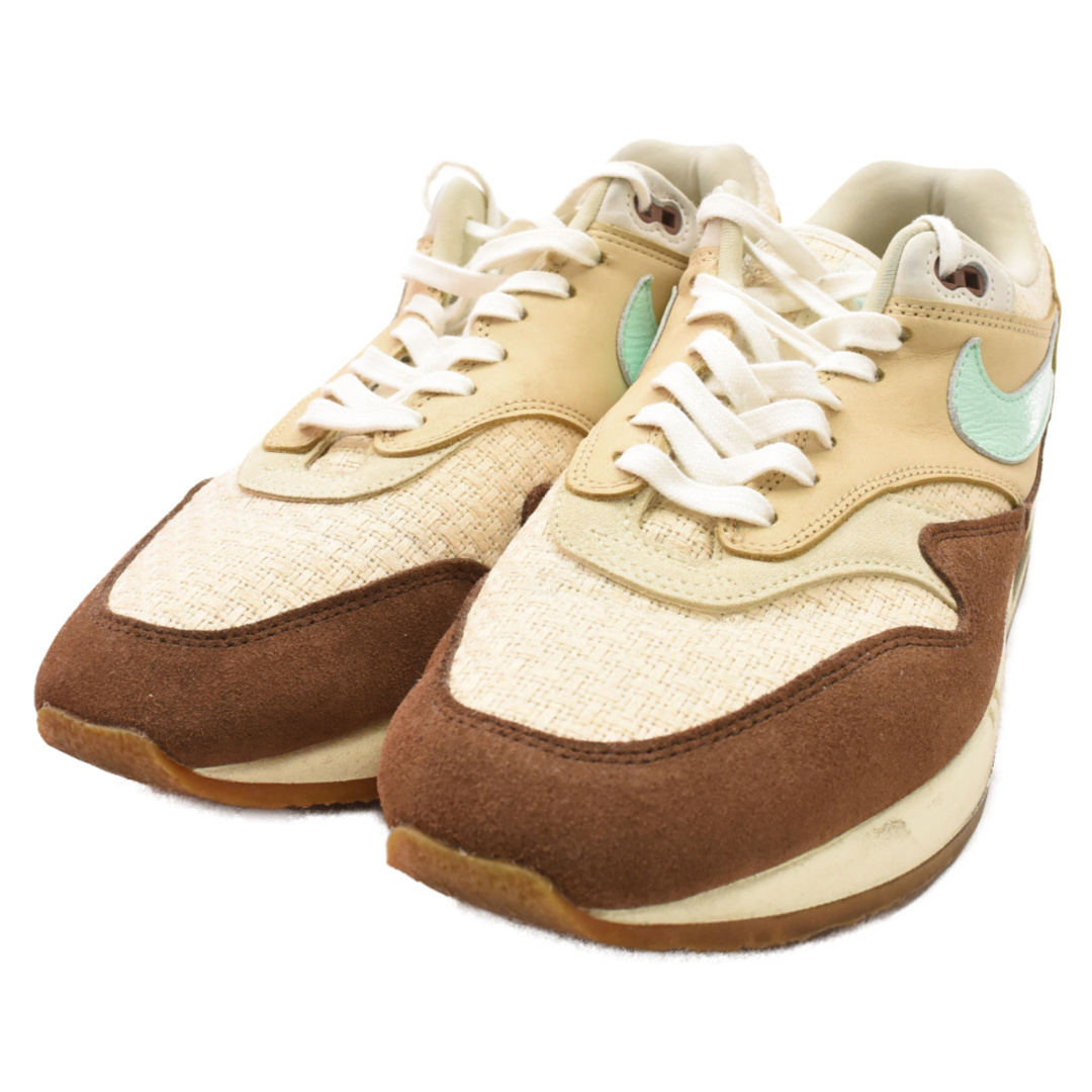 NIKE(ナイキ)のNIKE ナイキ AIR MAX 1 PRM CREPE HEMP エアマックス1 プレミアム クレープ ヘンプ ローカットスニーカーブラウン US12/30cm FD5088-200 メンズの靴/シューズ(スニーカー)の商品写真