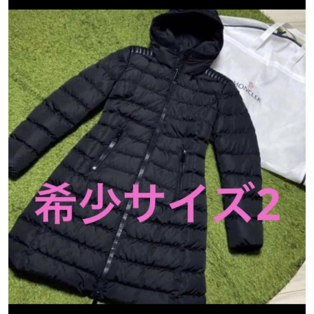 MONCLER(モンクレール)の美品モンクレール　タレヴ、TAREV★希少サイズ2、ガーメント付き★ レディースのジャケット/アウター(ダウンコート)の商品写真