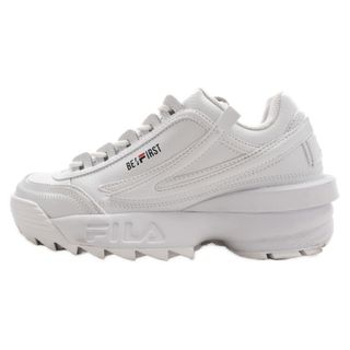 フィラ(FILA)のFILA フィラ ×BE:FIRST ビーファスト Disruptor II EXP ディスラプター ローカットスニーカー ホワイト WSS23023-125 US9.5/27.5cm(スニーカー)