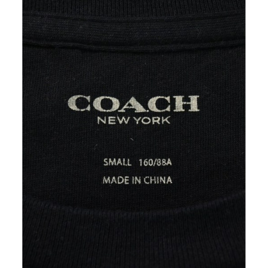 COACH(コーチ)のCOACH コーチ Tシャツ・カットソー S 黒 【古着】【中古】 レディースのトップス(カットソー(半袖/袖なし))の商品写真