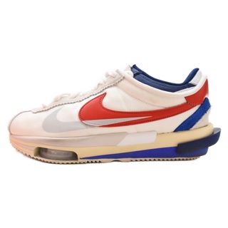 ナイキ(NIKE)のNIKE ナイキ ×sacai ZOOM CORTEZ SP サカイ ズーム コルテッツ ローカットスニーカー シューズ ホワイト/ブルー/レッド US10/28cm DQ0581-100(スニーカー)