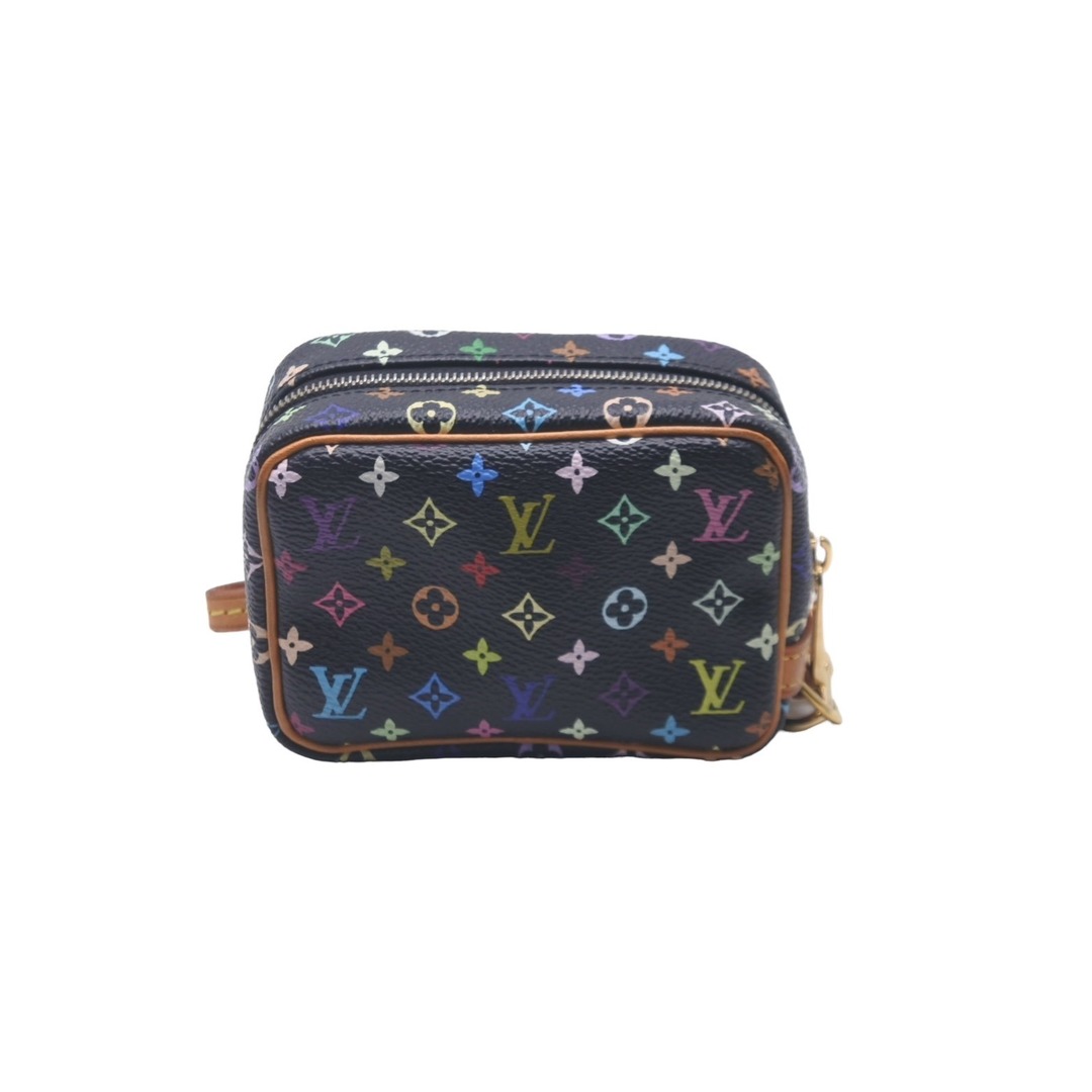 LOUIS VUITTON ルイヴィトン ポーチ トゥルース ワピティ モノグラム マルチカラー 村上隆 M58034 ゴールド金具 美品 中古  60855