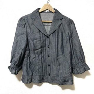 トゥービーシック(TO BE CHIC)のTO BE CHIC(トゥービーシック) 七分袖シャツブラウス サイズ40 M レディース - グレー(シャツ/ブラウス(長袖/七分))