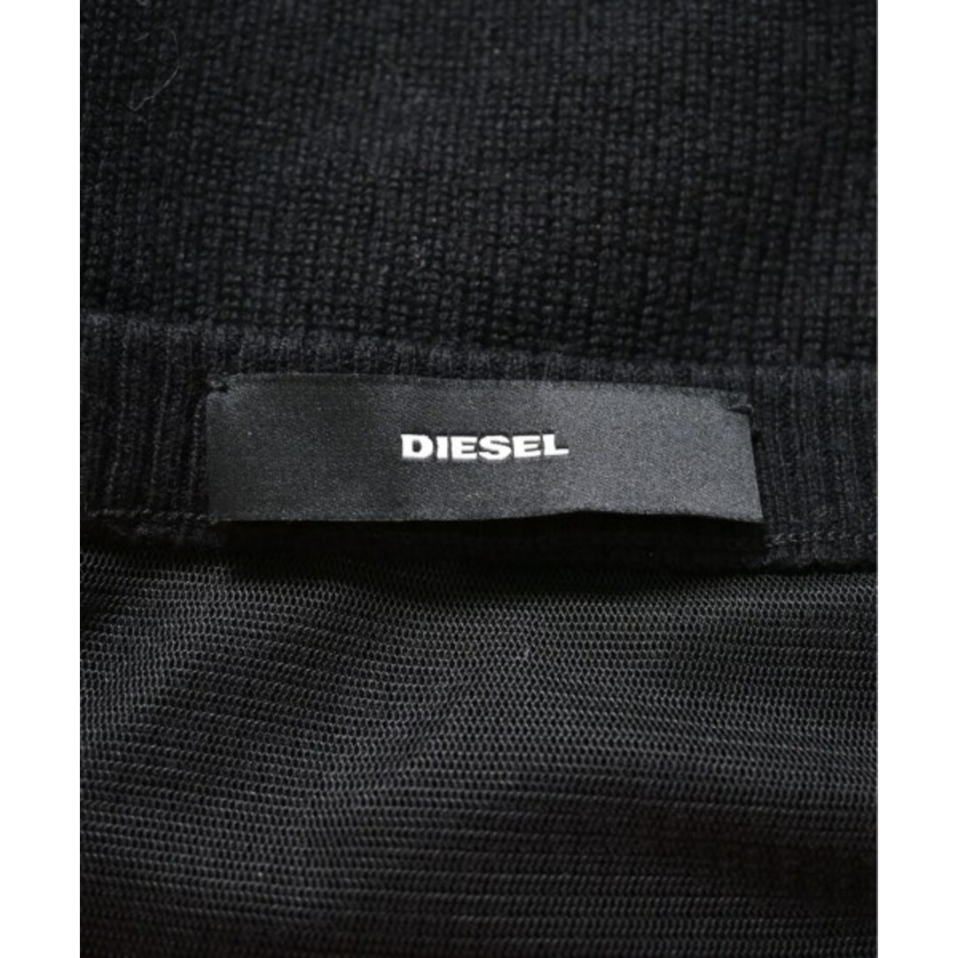 DIESEL(ディーゼル)のDIESEL ディーゼル ワンピース M 黒 【古着】【中古】 レディースのワンピース(ひざ丈ワンピース)の商品写真