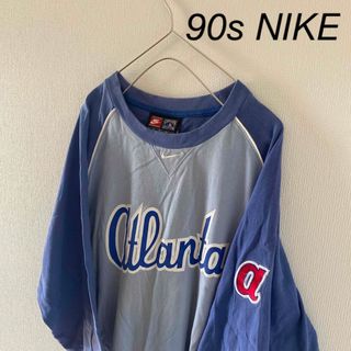 ナイキ(NIKE)の【レアカラー】90sNIKEナイキラグランロンtシャツメンズ7部袖ゲームシャツ(Tシャツ/カットソー(七分/長袖))