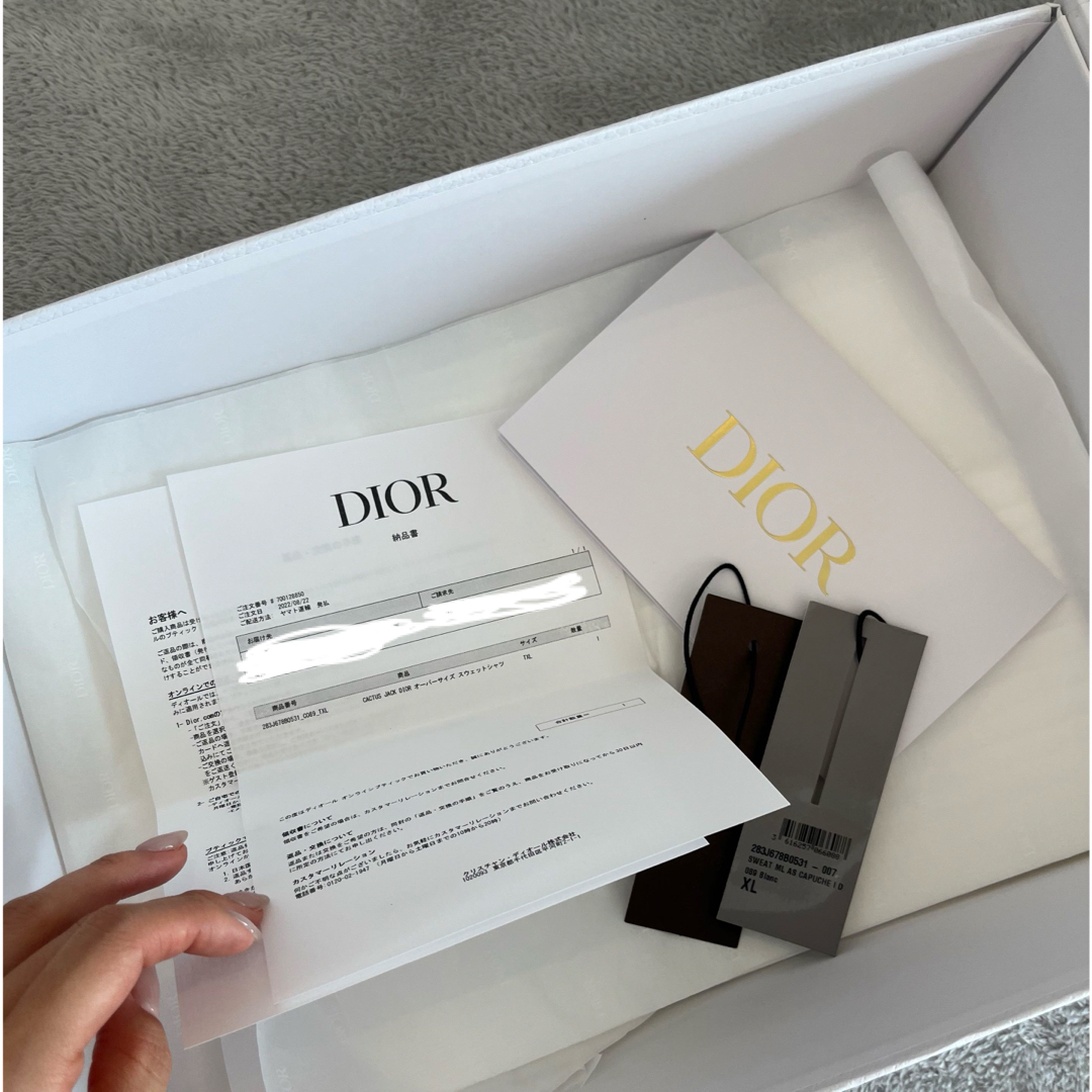 Dior×Travis Scott CACTUS ビッグ パーカー　XL
