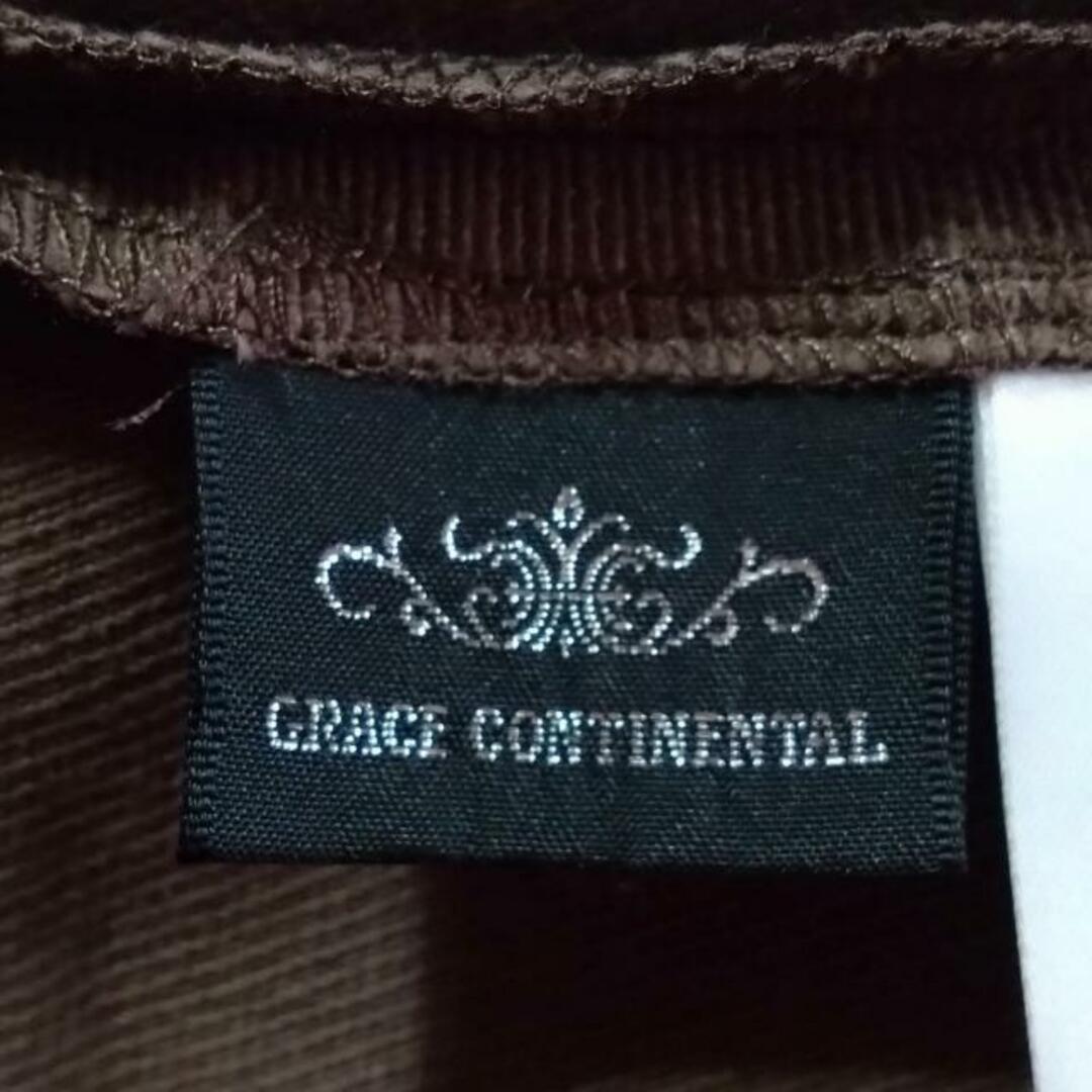 GRACE CONTINENTAL(グレースコンチネンタル)のGRACE CONTINENTAL(グレースコンチネンタル) ロングスカート サイズ36 S レディース美品  - ブラウン レディースのスカート(ロングスカート)の商品写真