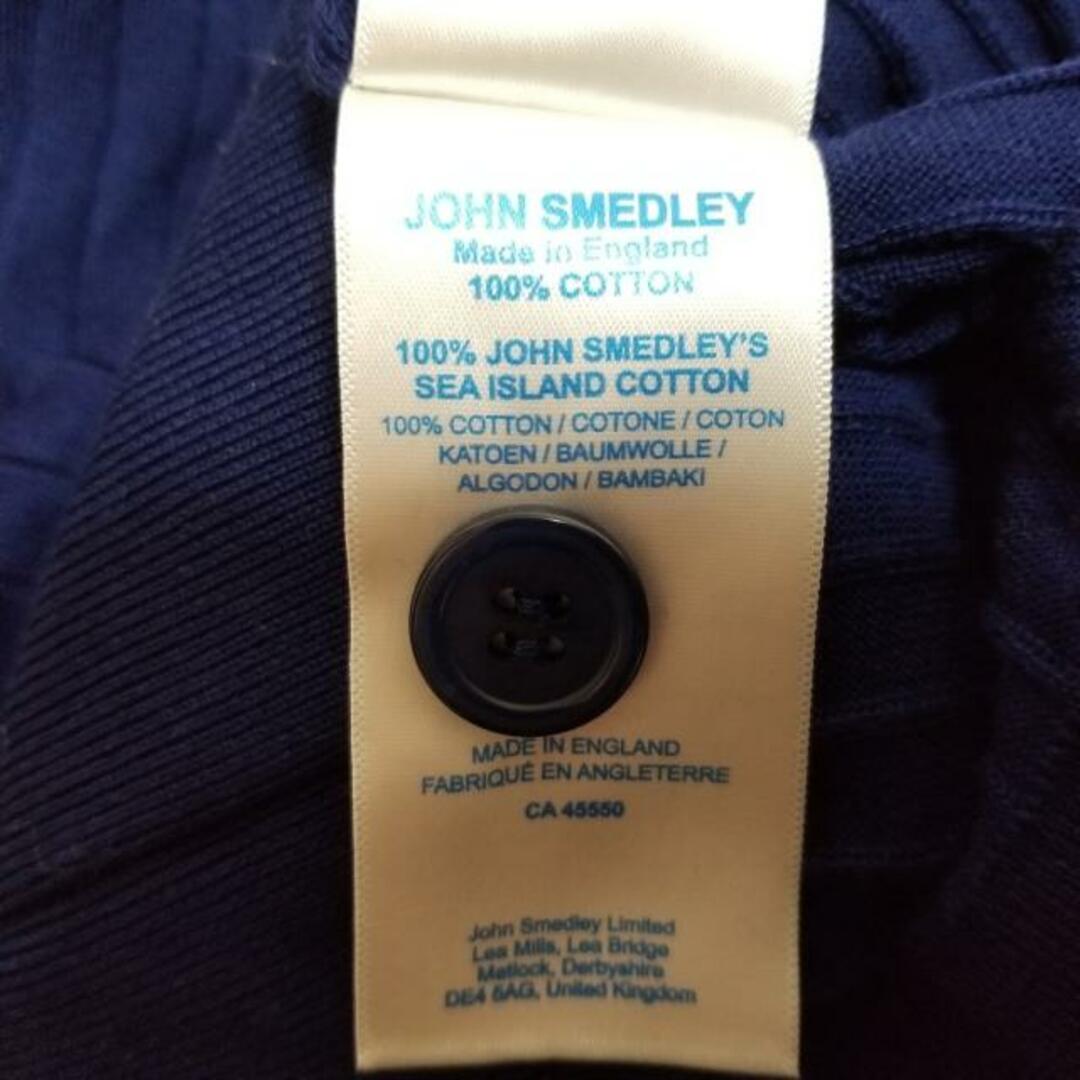 JOHN SMEDLEY(ジョンスメドレー)のJOHN SMEDLEY(ジョンスメドレー) カーディガン サイズS レディース ネイビー 薄手 レディースのトップス(カーディガン)の商品写真