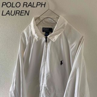 ポロラルフローレン(POLO RALPH LAUREN)のPOLORALPHLAURENポロラルフローレンスウィングトップジャケット白長袖(ナイロンジャケット)