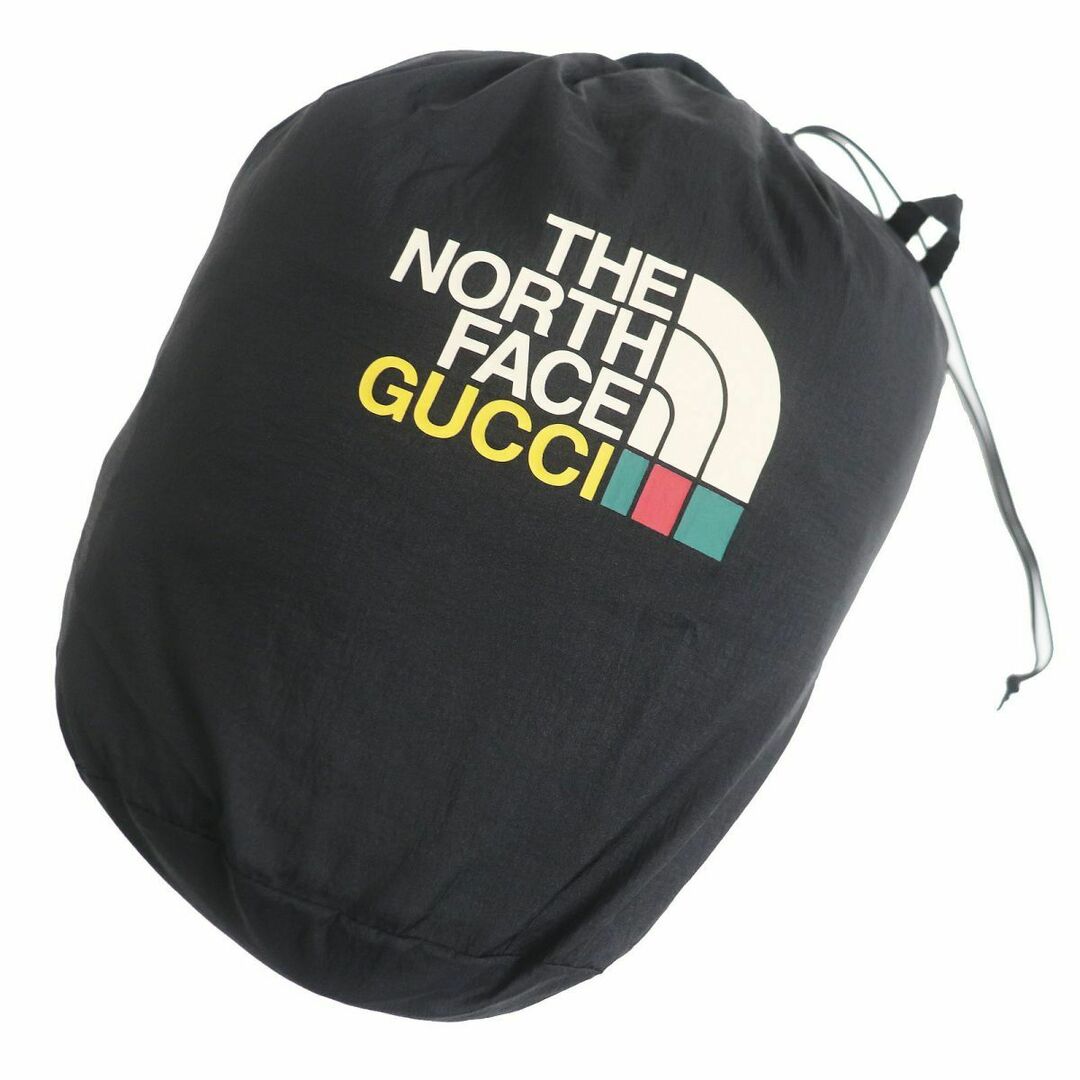 Gucci(グッチ)の未使用品□22SS GUCCI×THE NORTH FACE グッチ ノースフェイス 663909 裏起毛 パッカブル ハーフジップジャケット/パーカー 黒 S 正規品 メンズのジャケット/アウター(ブルゾン)の商品写真