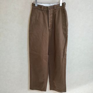 LENO & CO. CHINO TROUSERS チノトラウザー サイズ01 チノパンツ ブラウン レディース リノ【中古】4-0214G△(チノパン)