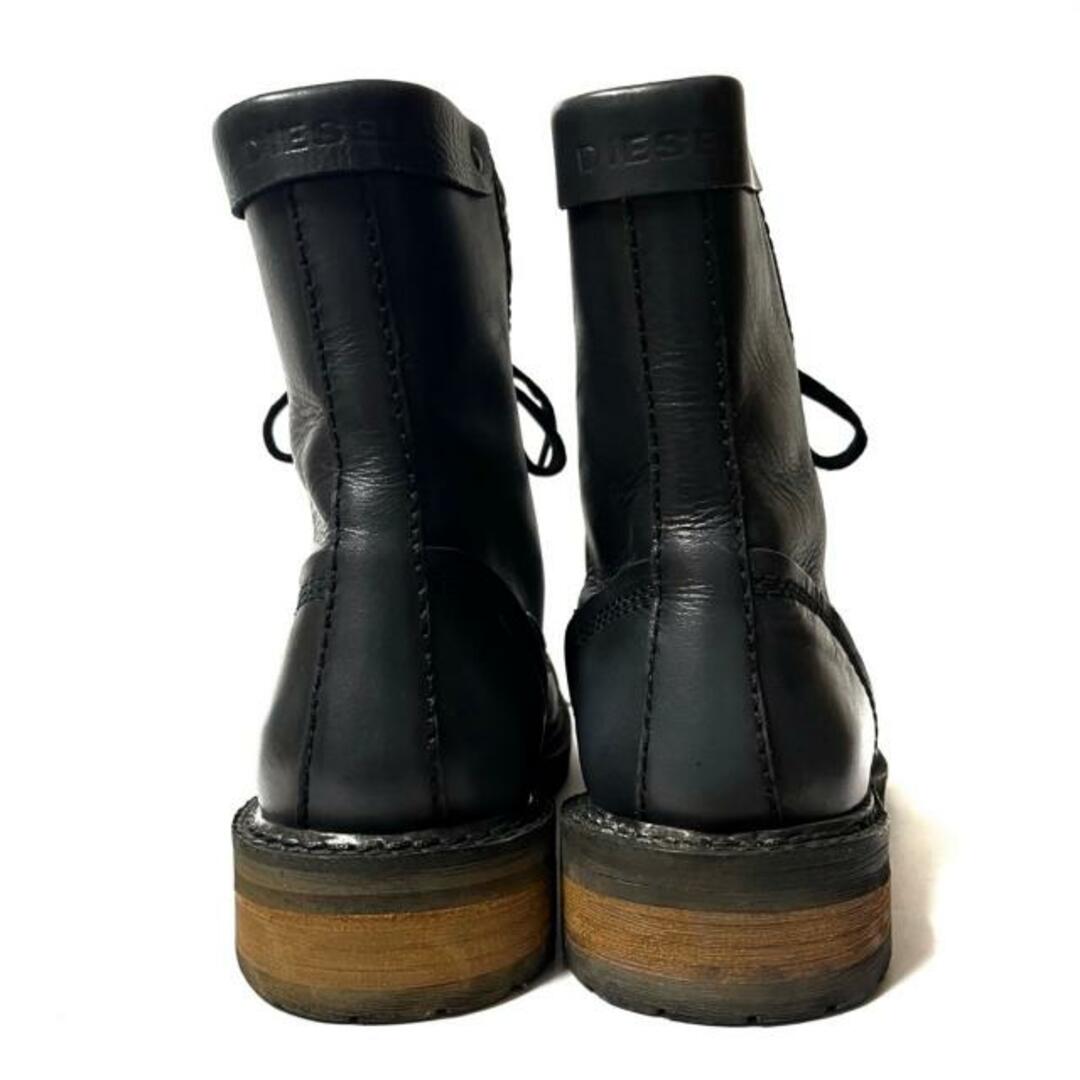 DIESEL(ディーゼル)のDIESEL(ディーゼル) ショートブーツ 41 メンズ - 黒 レザー メンズの靴/シューズ(ブーツ)の商品写真