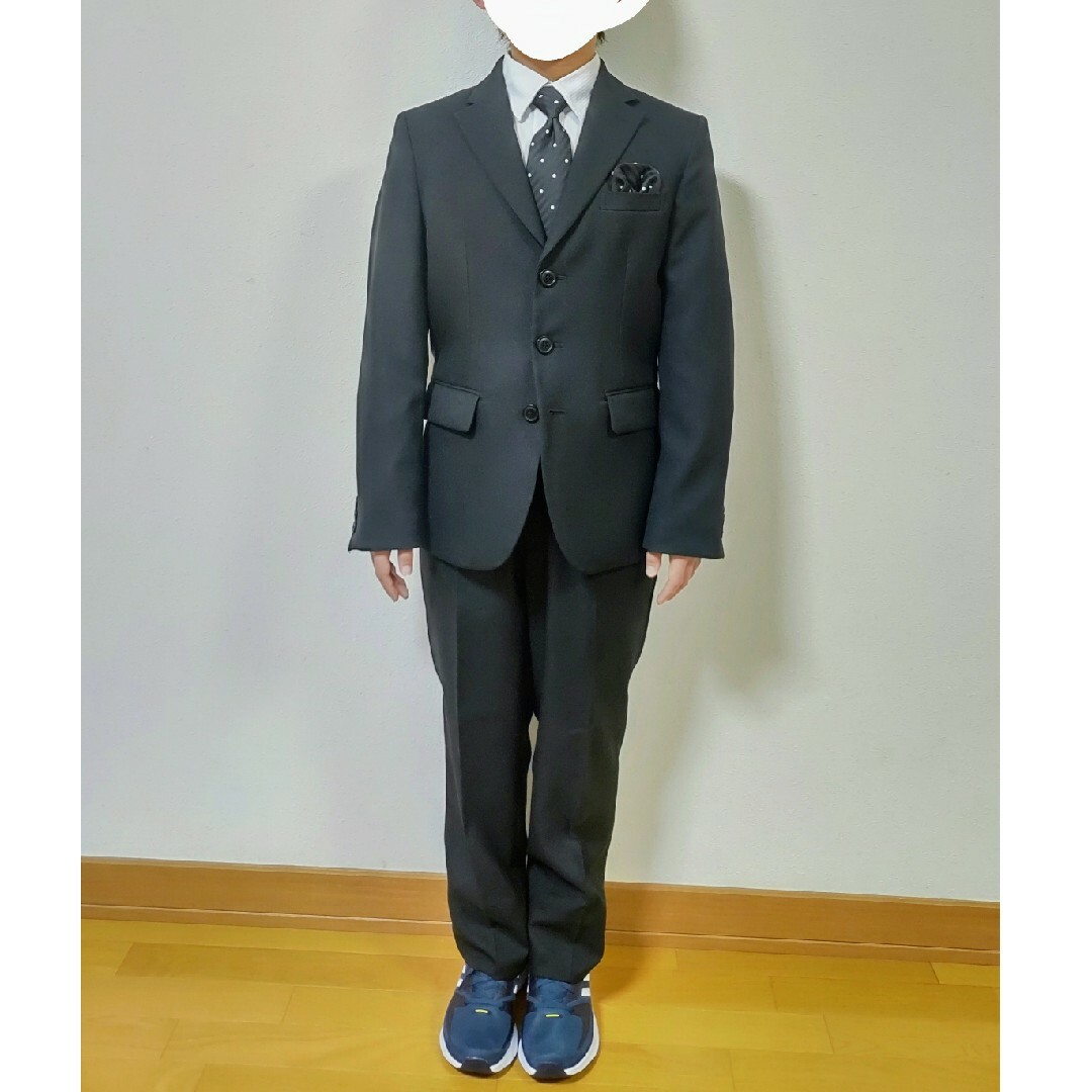 スーツ　150cm　男の子 キッズ/ベビー/マタニティのキッズ服男の子用(90cm~)(ドレス/フォーマル)の商品写真