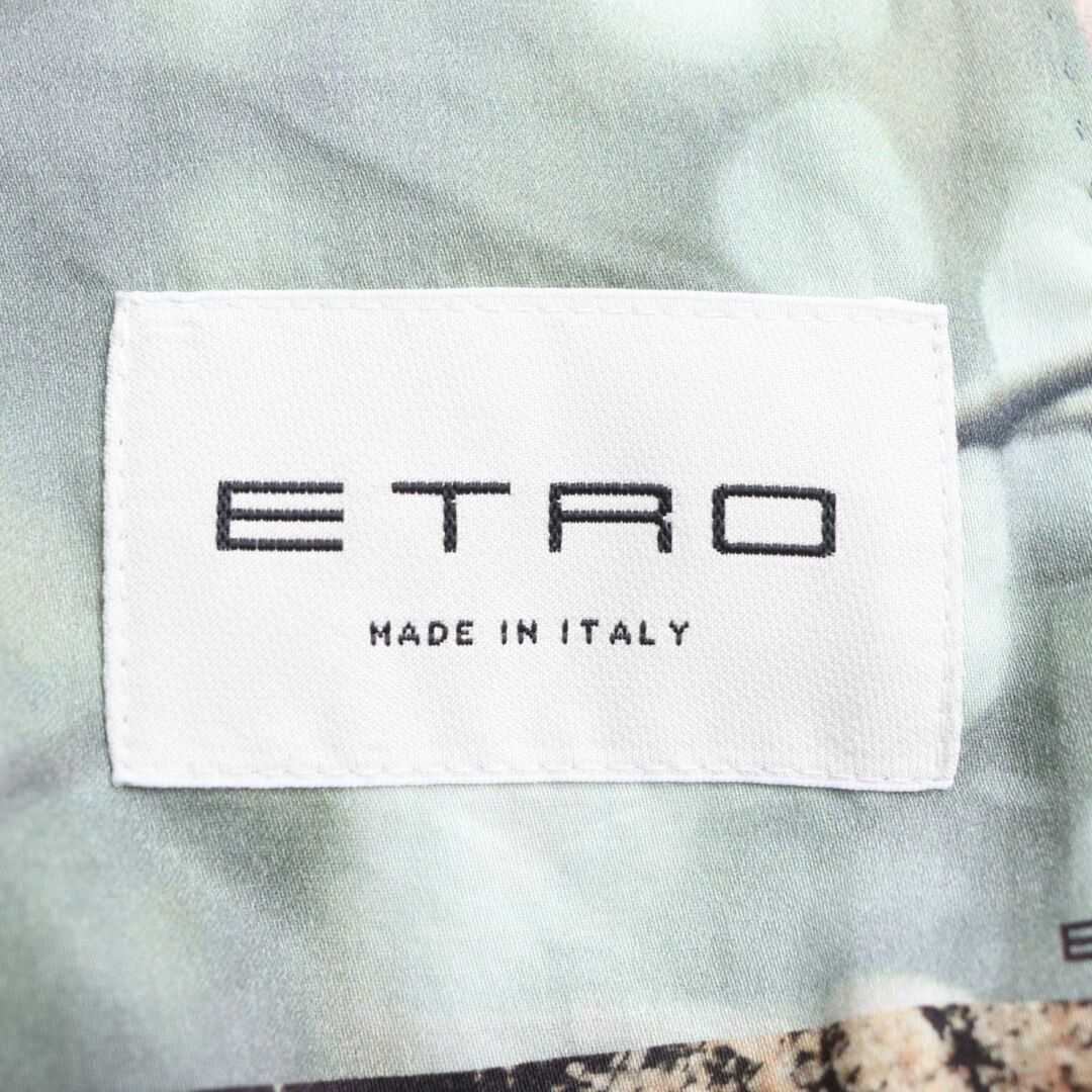 ETRO(エトロ)の美品◆ETRO エトロ 裏地総柄 シングルジャケット/テーラードジャケット  ベージュ 48 イタリア製 正規品 メンズオススメ◎ メンズのジャケット/アウター(テーラードジャケット)の商品写真