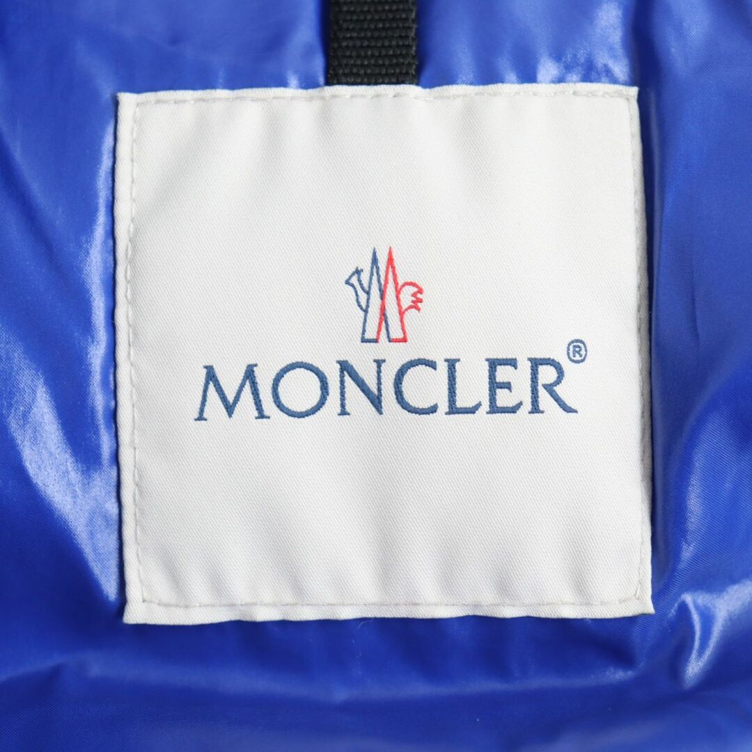 MONCLER(モンクレール)の美品◆19-20AW モンクレール MONTCLA GIUBBOTTO モンクラ ロゴ刺繍入り フーデッド WZIP ダウンジャケット ブルー 1 正規品 メンズ メンズのジャケット/アウター(ダウンジャケット)の商品写真