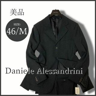 DANIELE ALESSANDRINI - 【伊】ダニエレアレッサンドリーニ ブラックスーツ 46/YA7 極美品