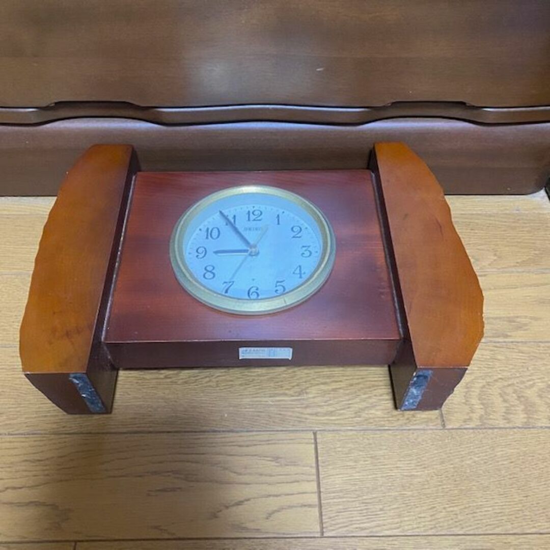 SEIKO - SEIKO 置き時計 TZ667B 昭和レトロ アンティーク時計の SEIKO - SEIKO 置き時計 TZ667B 昭和レトロ アンティーク時計の