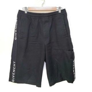 ジバンシィ(GIVENCHY)のGIVENCHY(ジバンシー) ハーフパンツ サイズ46美品  - BM517G14G1 黒 夏物/23SS(ハーフパンツ)