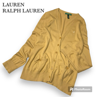ラルフローレン(Ralph Lauren)のLAUREN RALPH LAUREN  コットン１００　カーディガン　サイズM(カーディガン)