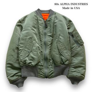 ALPHA INDUSTRIES - Lサイズ do nothing congress ma-1 dark oliveの