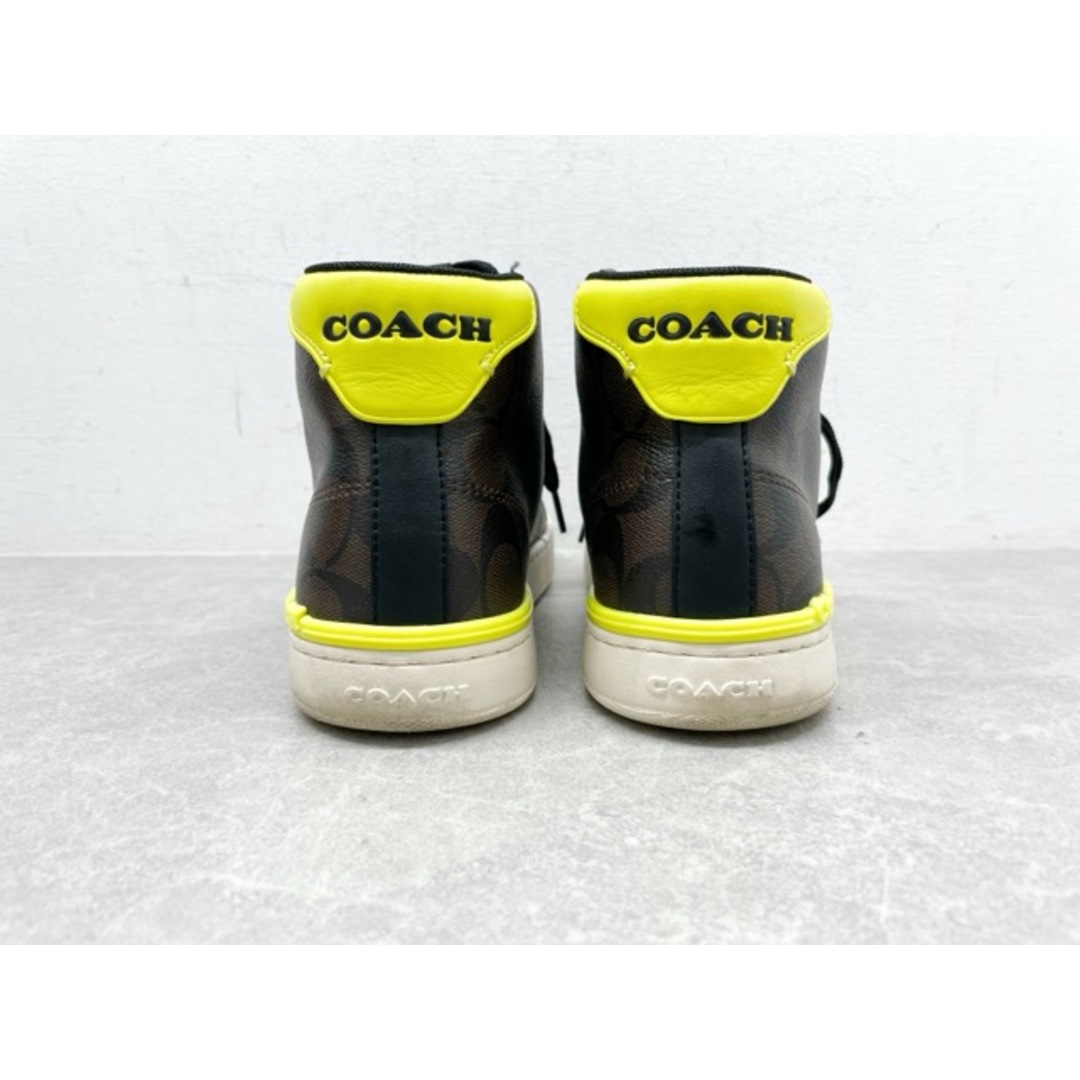 COACH(コーチ)のCOACH（コーチ）クリップ ハイ トップ ハイカットスニーカー シグネチャー　CL481/25.0cm【B0371-007】 メンズの靴/シューズ(スニーカー)の商品写真