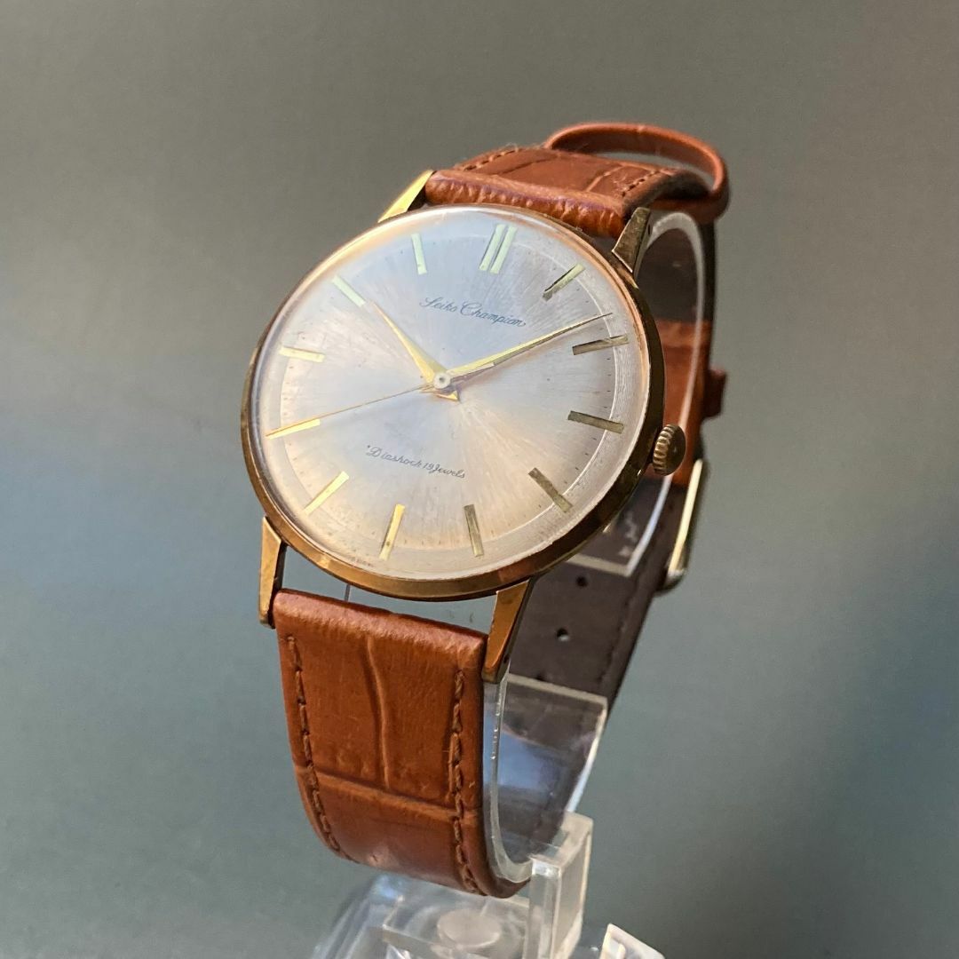 SEIKO(セイコー)の【動作品】セイコー Seiko チャンピオン アンティーク 腕時計 手巻き 男性 メンズの時計(腕時計(アナログ))の商品写真