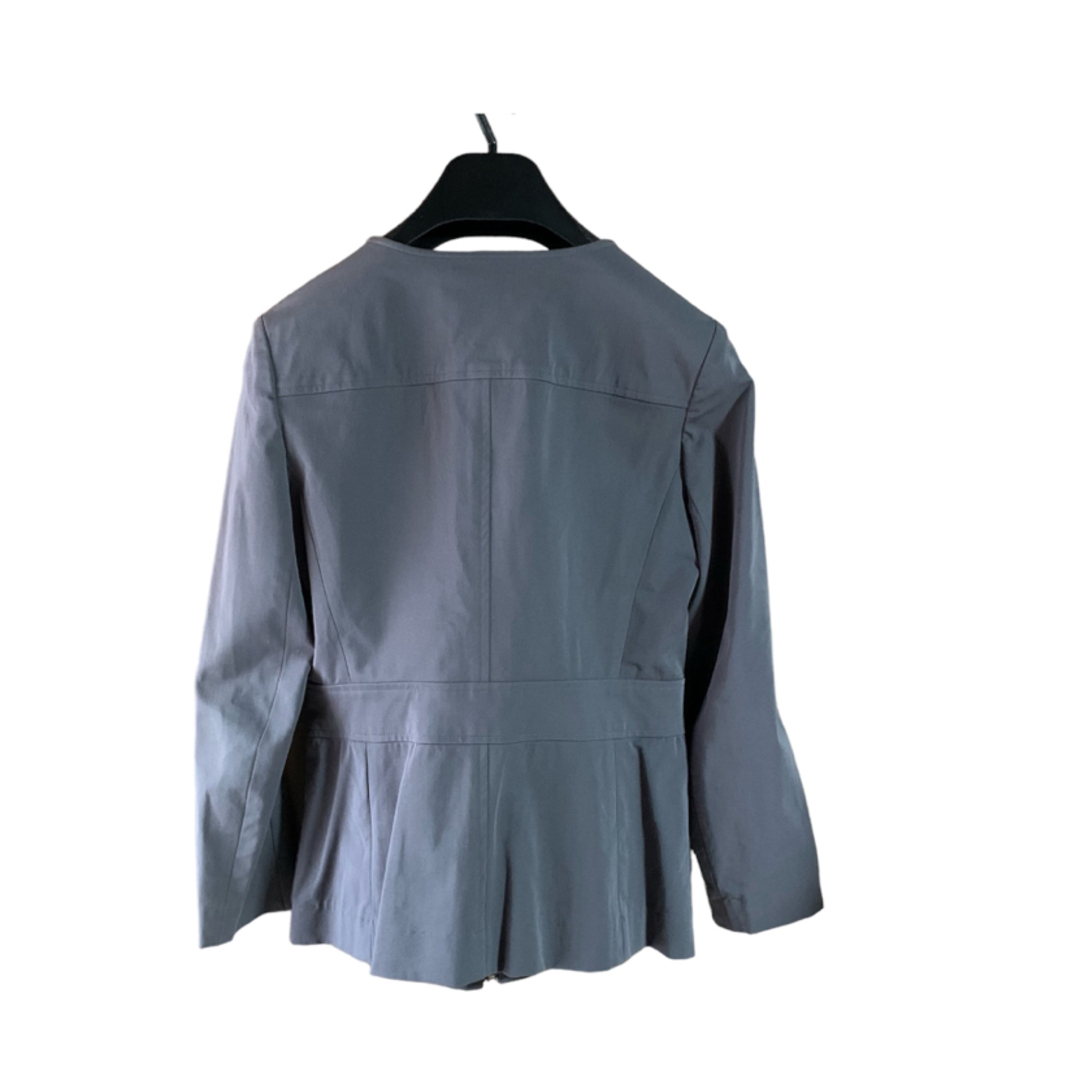 theory - 【theory】セオリー ノーカラージャケット サイズ2 Sの通販 theory - 【theory】セオリー ノーカラージャケット サイズ2 Sの通販