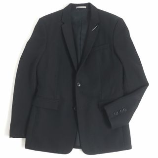 ディオールオム(DIOR HOMME)の美品□Dior HOMME ディオールオム フランソワバール 863C205W1987 バックエンブロイダリー テーラードジャケット ブラック 44 伊製 正規品(テーラードジャケット)