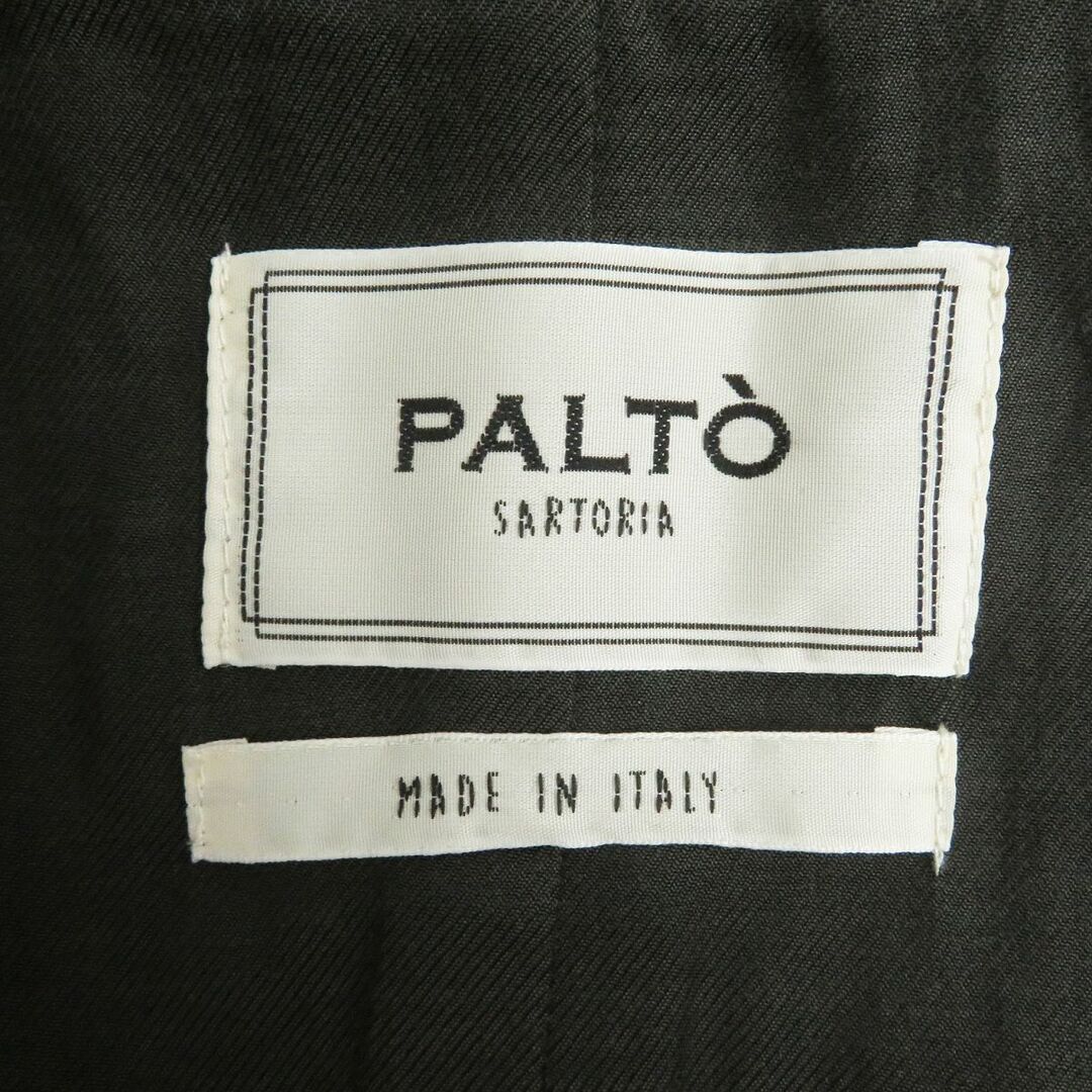 美品□PALTO/パルト チェック柄 ロゴボタン ウール チェスター 美品□PALTO/パルト チェック柄 ロゴボタン ウール チェスター