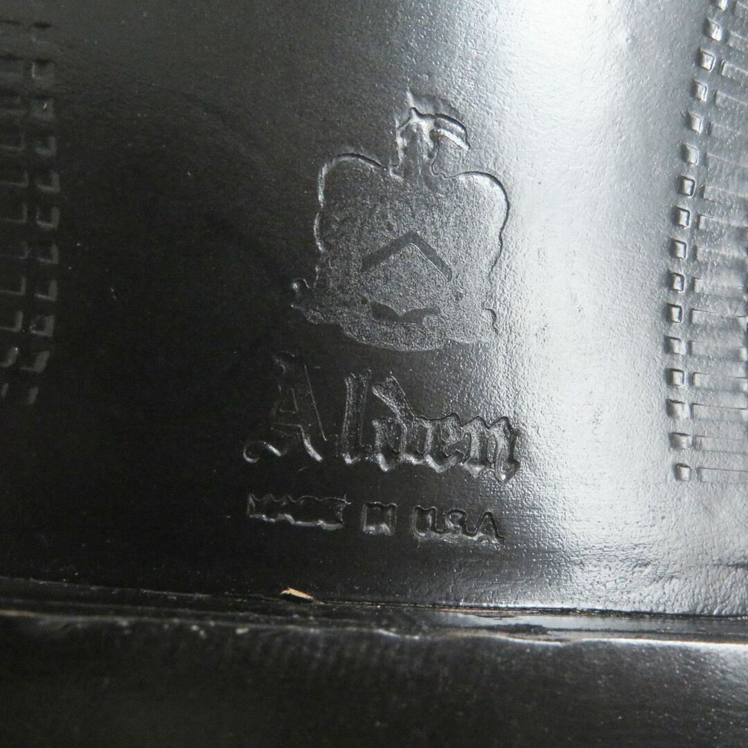 Alden(オールデン)の未使用品□Alden/オールデン 9741 フルブローグ メダリオン グッドイヤー製法 コードバン レースアップ レザーシューズ 黒 8 1/2 USA製 メンズの靴/シューズ(その他)の商品写真