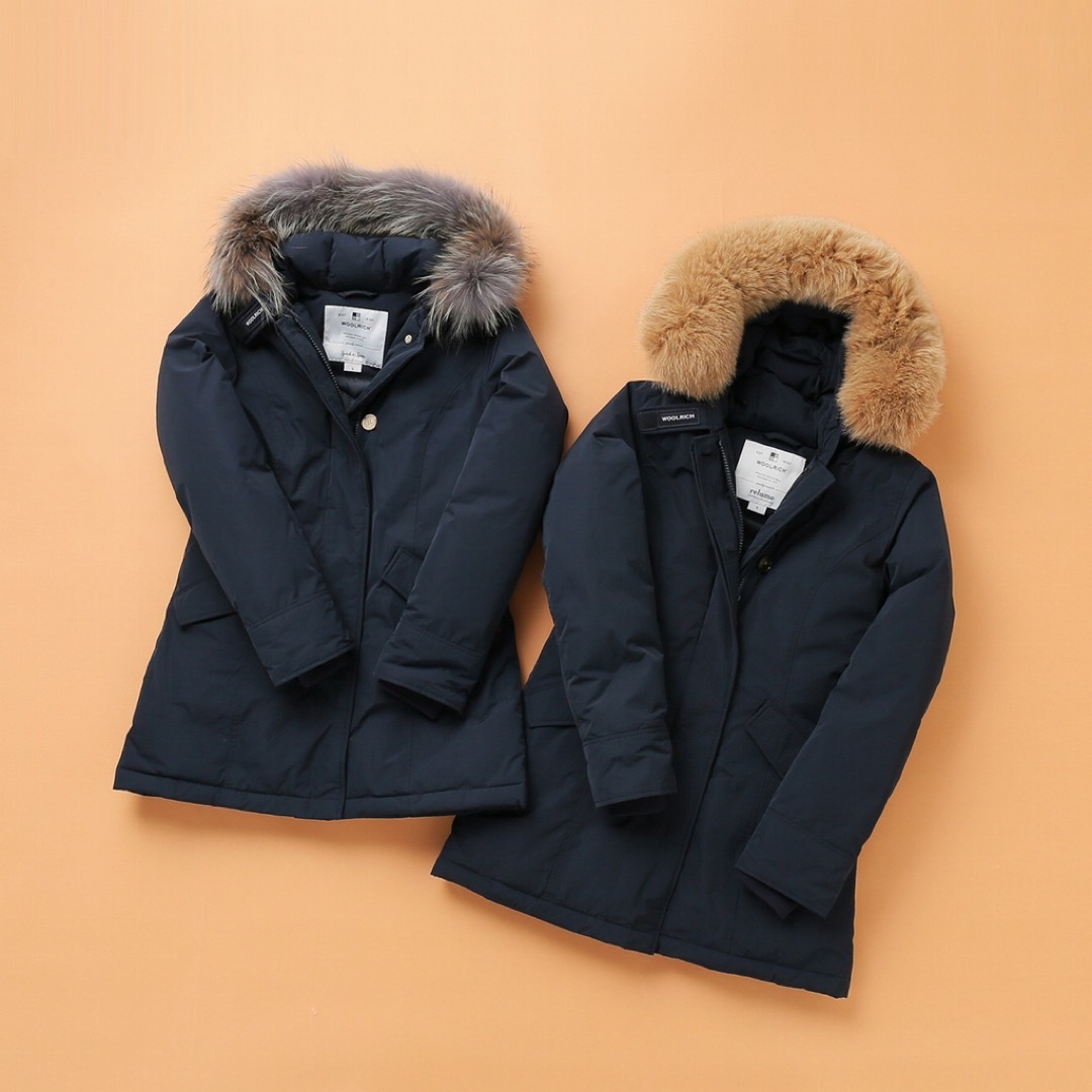 WOOLRICH(ウールリッチ)のWOOLRICH ウールリッチ relume 別注 ダウン コート ネイビー レディースのジャケット/アウター(ダウンコート)の商品写真