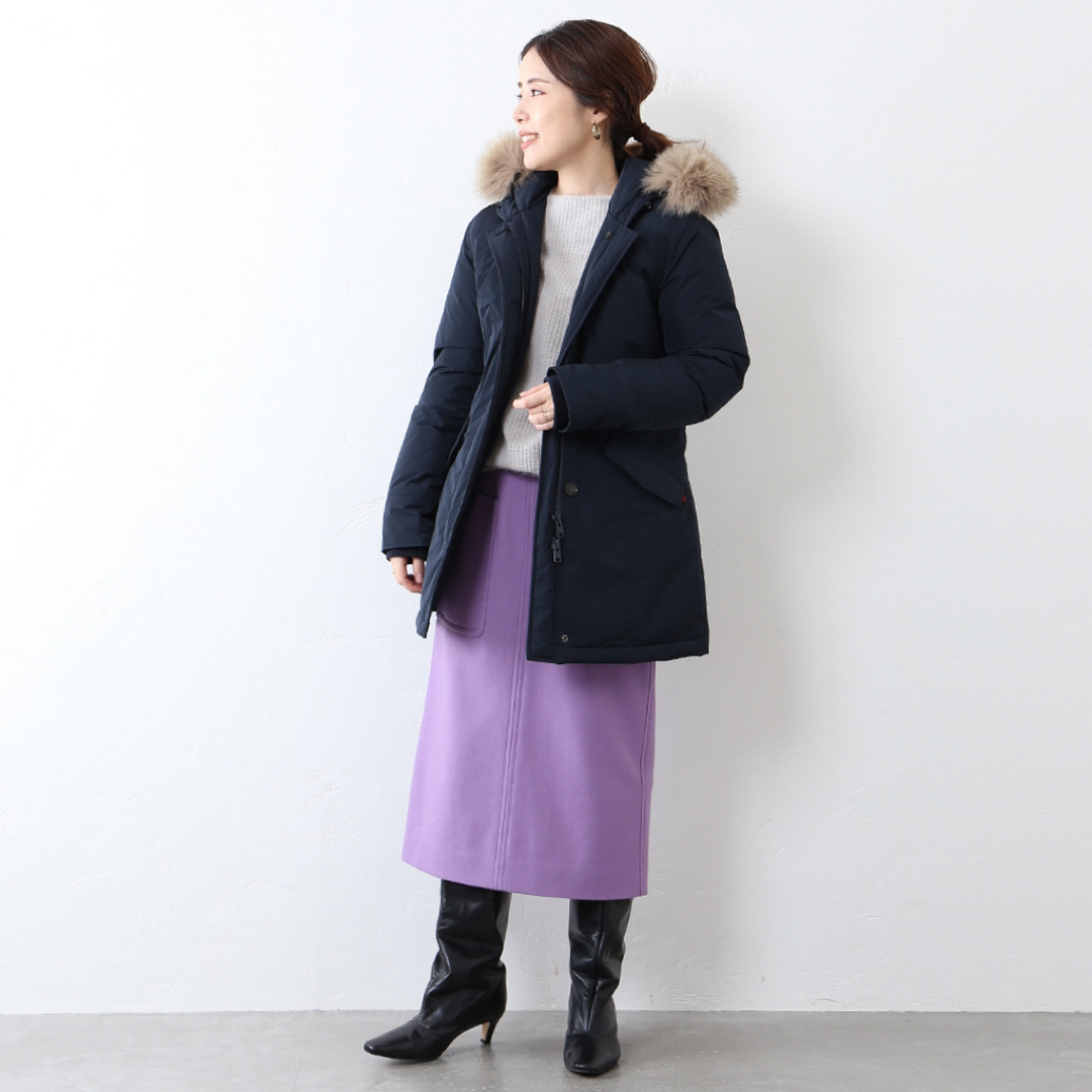 WOOLRICH(ウールリッチ)のWOOLRICH ウールリッチ relume 別注 ダウン コート ネイビー レディースのジャケット/アウター(ダウンコート)の商品写真