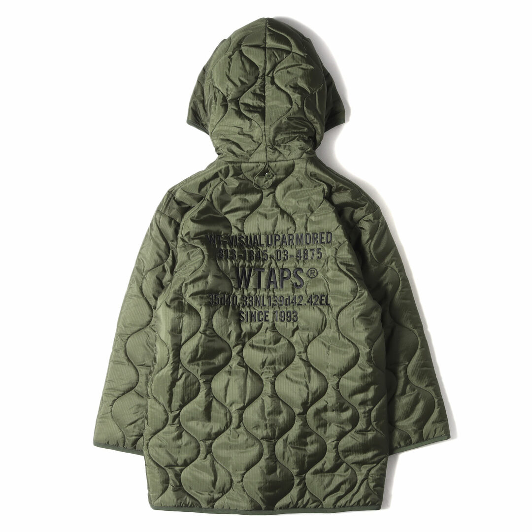 W)taps(ダブルタップス)の美品 WTAPS ダブルタップス ジャケット サイズ:M 20AW リバーシブル キルティングジャケット シス コート SIS オリーブドラブ アウター ブルゾン 上着【メンズ】【中古】 メンズのジャケット/アウター(ミリタリージャケット)の商品写真