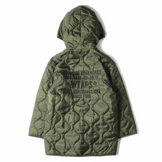 ダブルタップス(W)taps)の美品 WTAPS ダブルタップス ジャケット サイズ:M 20AW リバーシブル キルティングジャケット シス コート SIS オリーブドラブ アウター ブルゾン 上着【メンズ】【中古】(ミリタリージャケット)