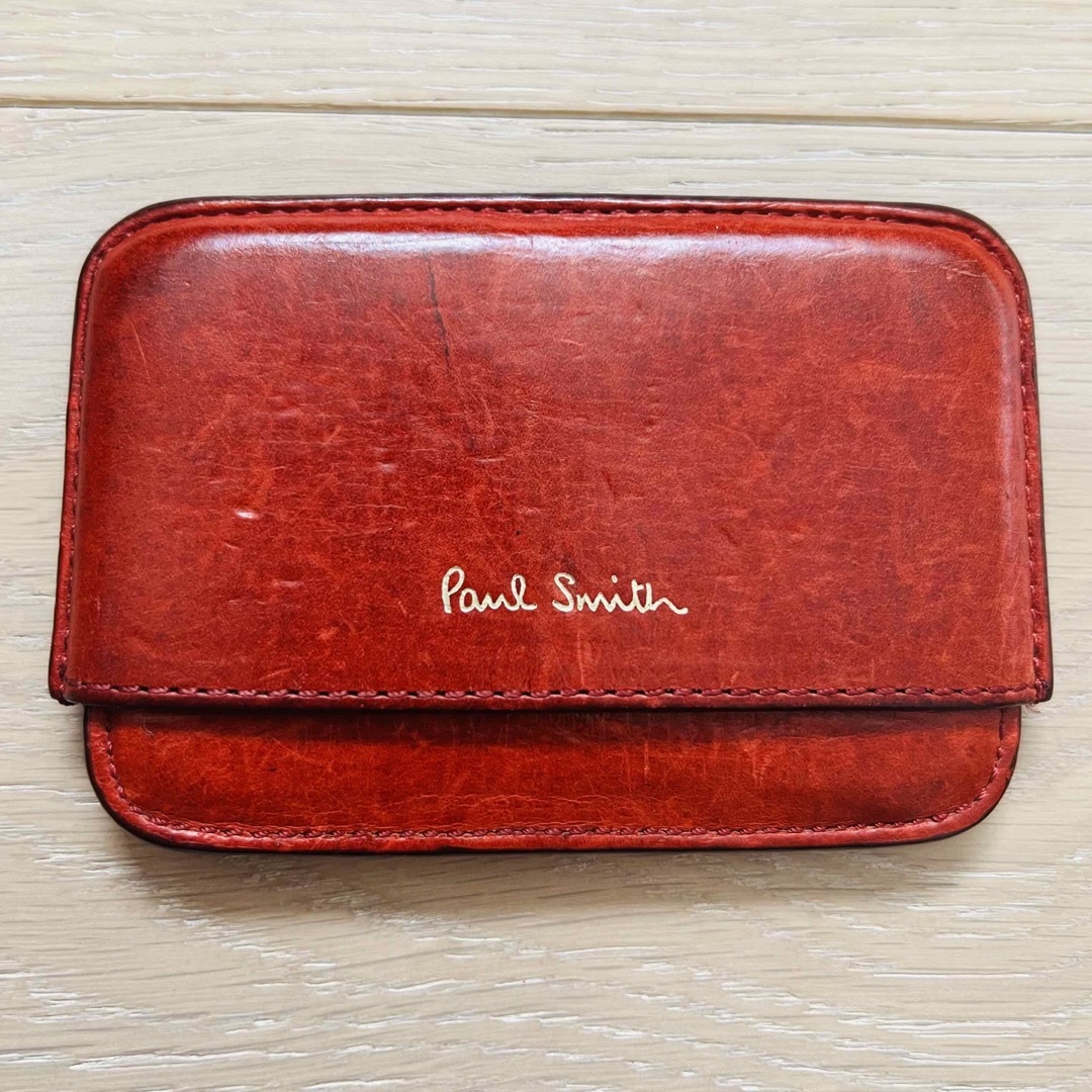 Paul Smith(ポールスミス)のポールスミス★名刺入れ★レッド メンズのファッション小物(名刺入れ/定期入れ)の商品写真