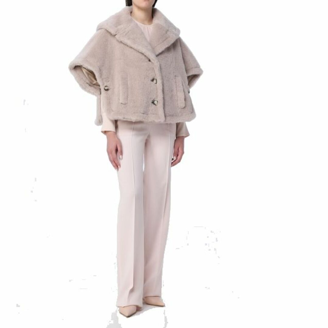 Max Mara(マックスマーラ)の●新品/正規品● Max Mara TEDDY CAMBUSA1 ケープ レディースのジャケット/アウター(ポンチョ)の商品写真