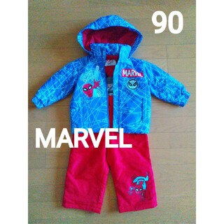マーベル(MARVEL)のMARVEL★スパイダーマンスノーウェア90ジャンプスーツスキースノーボード子供(ウエア)