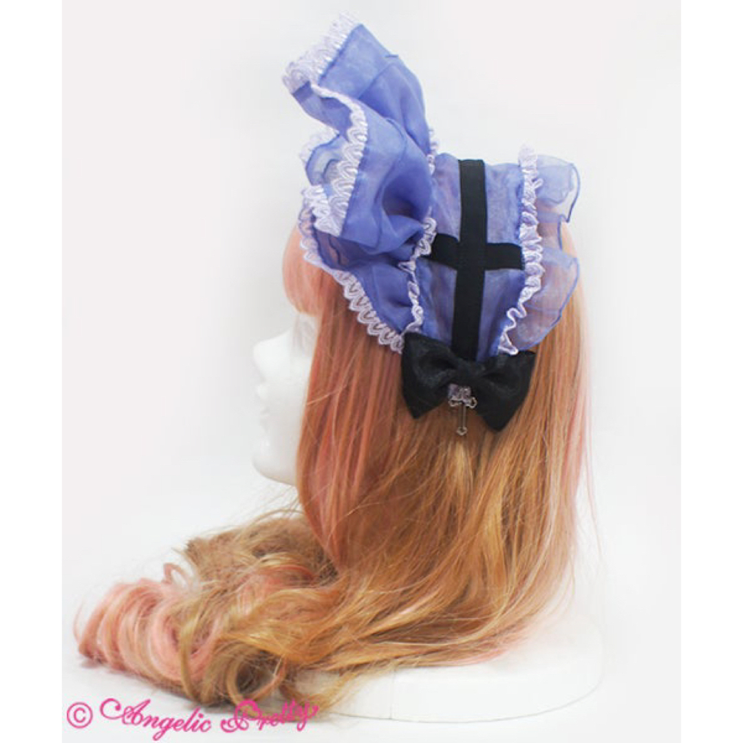 Angelic Pretty(アンジェリックプリティー)のDolly Cross ブリム付きカチューシャ レディースのヘアアクセサリー(カチューシャ)の商品写真
