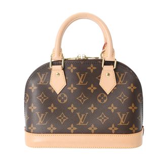 ルイヴィトン(LOUIS VUITTON)のルイヴィトン モノグラム アルマ BB 2WAY ハンドバッグ ブラウン(ハンドバッグ)