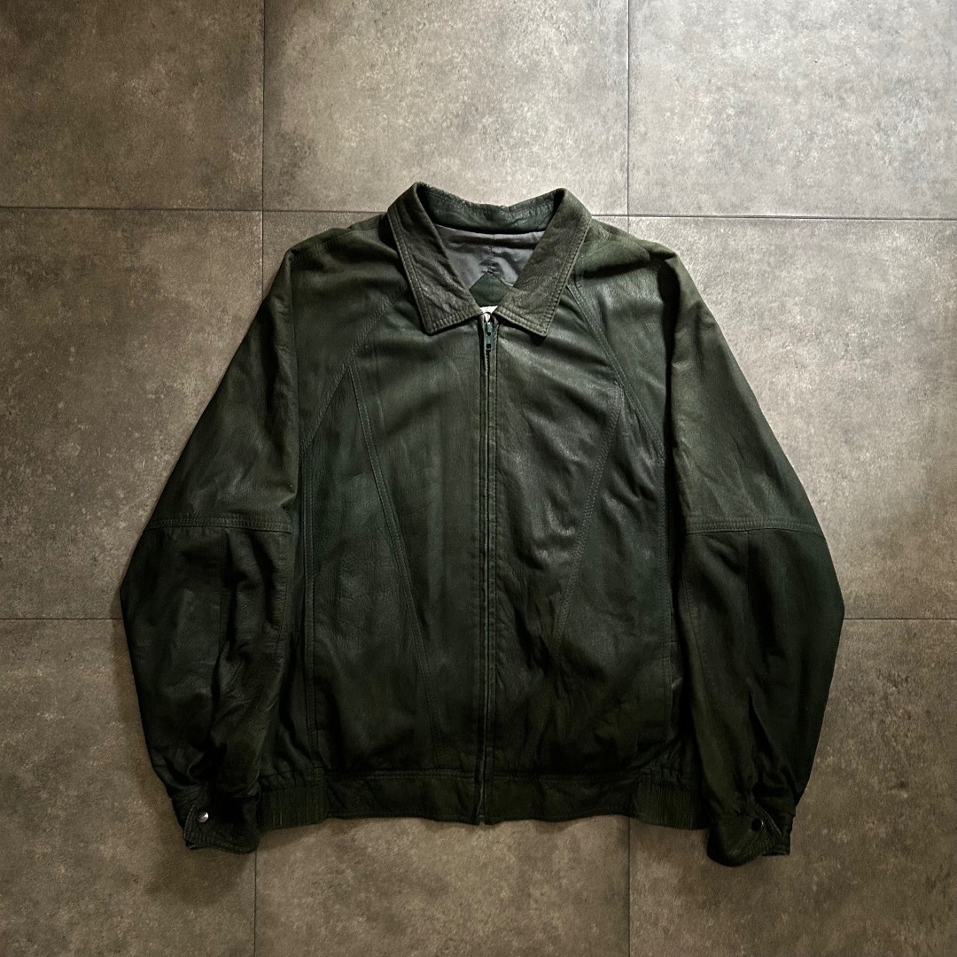 80s remy レザージャケット USA製 ダークグリーン 42の通販 by 80s remy レザージャケット USA製 ダークグリーン 42の通販 by