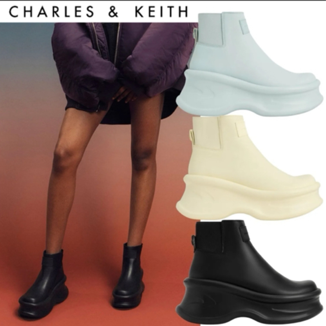 Charles and Keith(チャールズアンドキース)のチャールズアンドキース　新品未使用　今期　ブーツ レディースの靴/シューズ(ブーツ)の商品写真